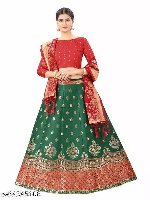 Self design Banarasi lehenga Choli by  VAIDIK ETHNIC