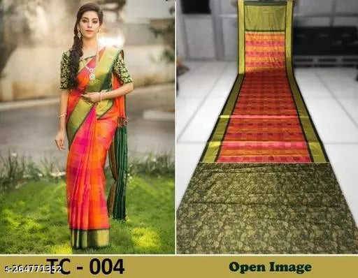 Zari Satin Digital Print Saree