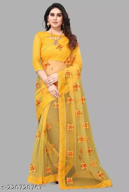 New Trending Attractive Designer Fancy Net saree Bollywood Style Traditional style Festivals styles Party wear sarees Daily wear sarees like Upcomings festivals