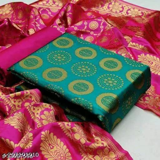 SUIT+RANI SARKARI-RANI PLAIN-RAMA GOLA TOP