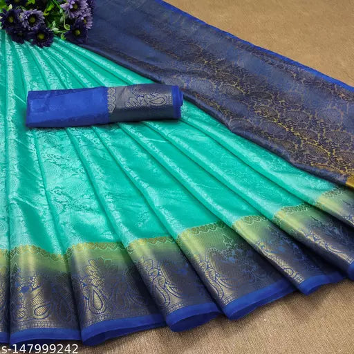 MORPINCH FASHION EMBOSS  SILK SAREE