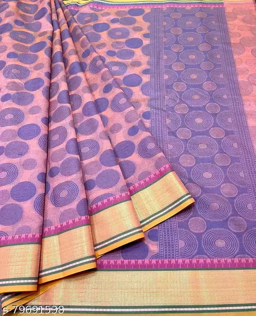 Chanderi Cotton Resham Patola Saree