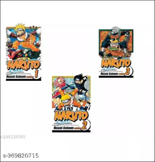 Naruto volume 1 2 3