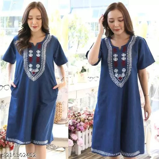 DENIM DRESS