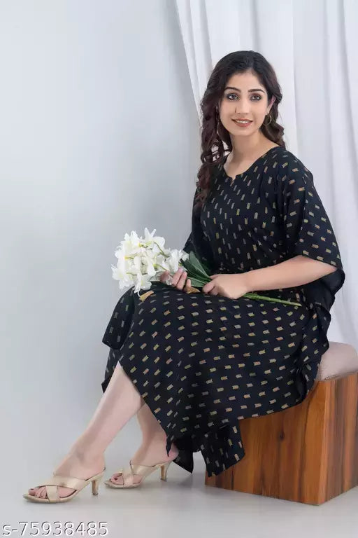 Mialo fashion kurti style kaftan long