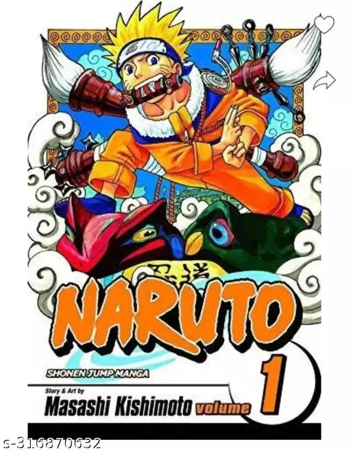 NARUTO  VOLUME 1 comic book ( MASASHI KISHIMOTO)