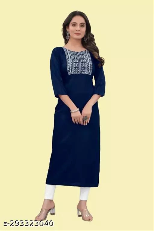 QVAZOR Stylish Fancy Trendy Kurti For Women For Party Wedding Festival Functions