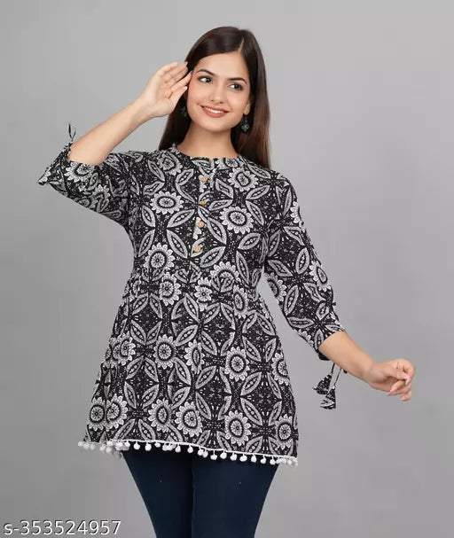 rudraksh rayon printed gown