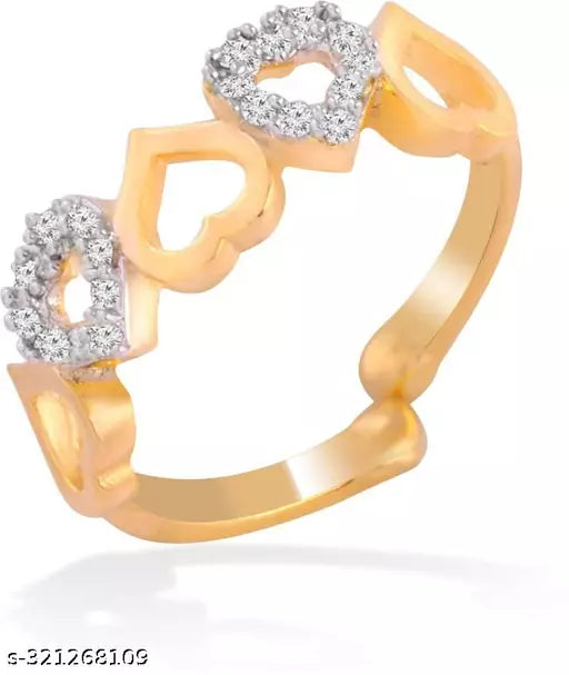 Enchanted Garden: Floral Gemstone Women's Ring for Grils