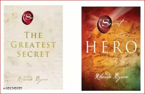 2 Books Set Of Rhonda Byrne  The Greatest Secret & Hero  (Paperback  Rhonda byrne