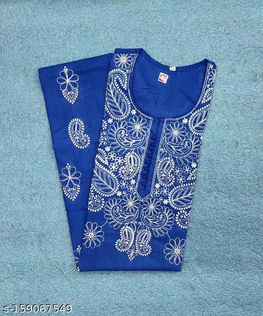 Magic Cotton Chikankari Design Kurti.
