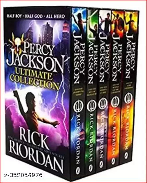 Percy Jackson: Complete Series Paperback – Box Set  (Paperback  RICK RIORDAN)