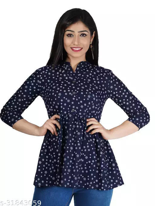 Trendy Retro Women Dresses  Frock_Top Kurti_Top