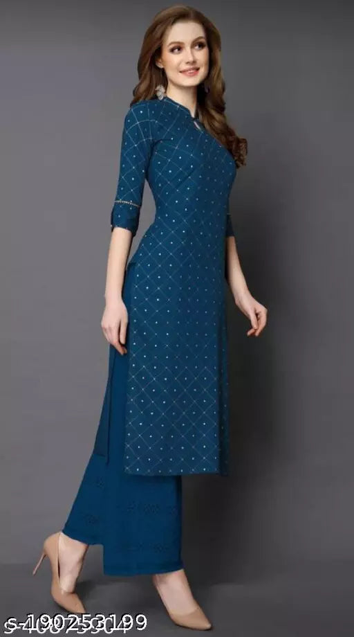 Beautiful Printed Kurta in Rayon materials