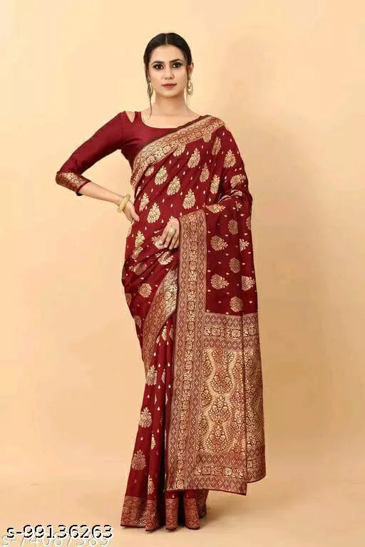 BANARASI SILK SAREE BY VAIDIK ETHNIC
