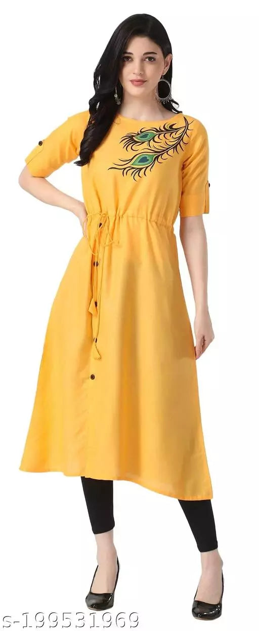 WOMEN'S ETHNIC PRINTED COTTON KURTIS