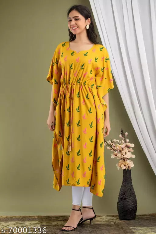 Mialo fashion kurti style kaftan for women.
