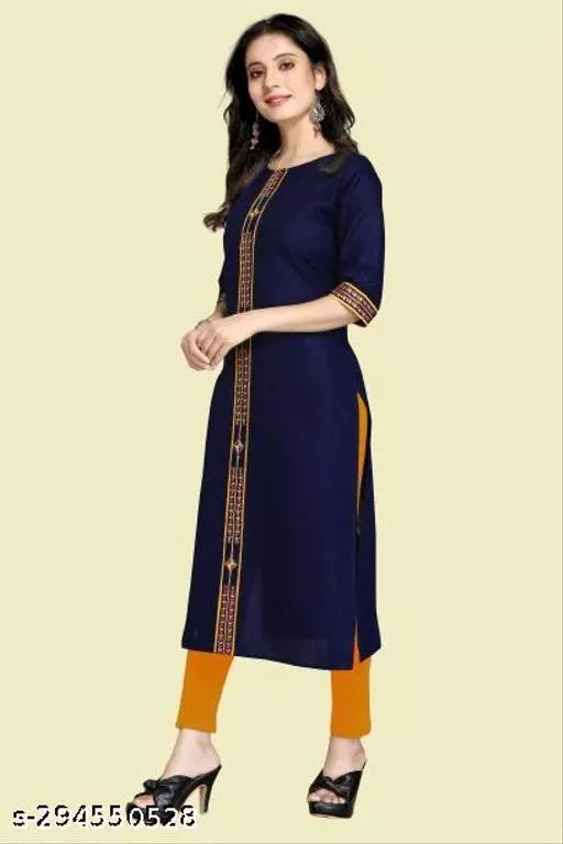 QVAZOR Stylish Fancy Trendy Kurti For Women For Party Wedding Festival Functions