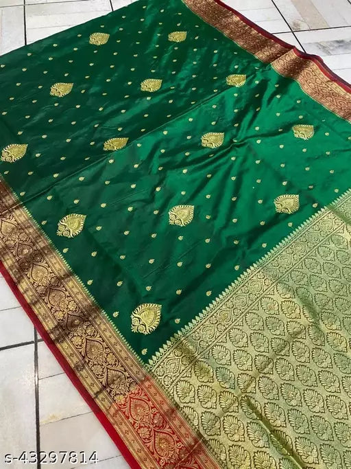 Embroided Satin Silk Saree