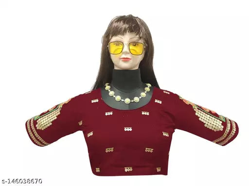 BEAUTIFUL EMBROIDERY WORK BLOUSE