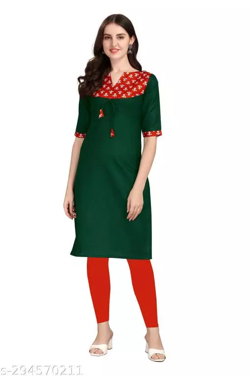 QVAZOR Stylish Fancy Trendy Kurti For Women For Party Wedding Festival Functions