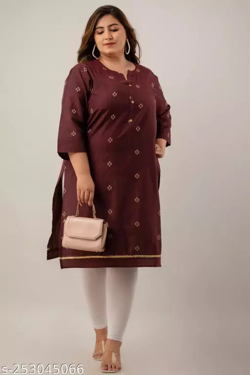 Cotton Plus Size Kurtis
