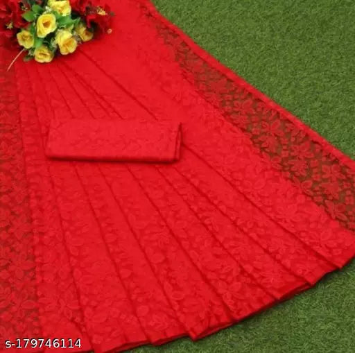 COLOURFUL RASAL NET SAREE
