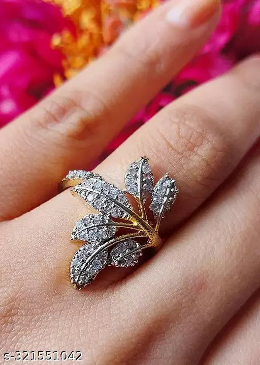 Chic Elegance: Adjustable Artificial Rings Collection for Women & Girls - Affordable Luxury in Every Design