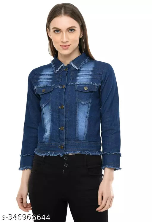 Women best jacket dark blue