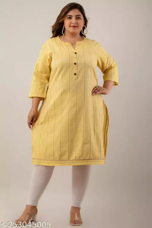Cotton Plus Size kurtis
