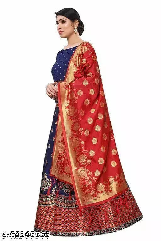 Self design Banarasi lehenga Choli by  VAIDIK ETHNIC