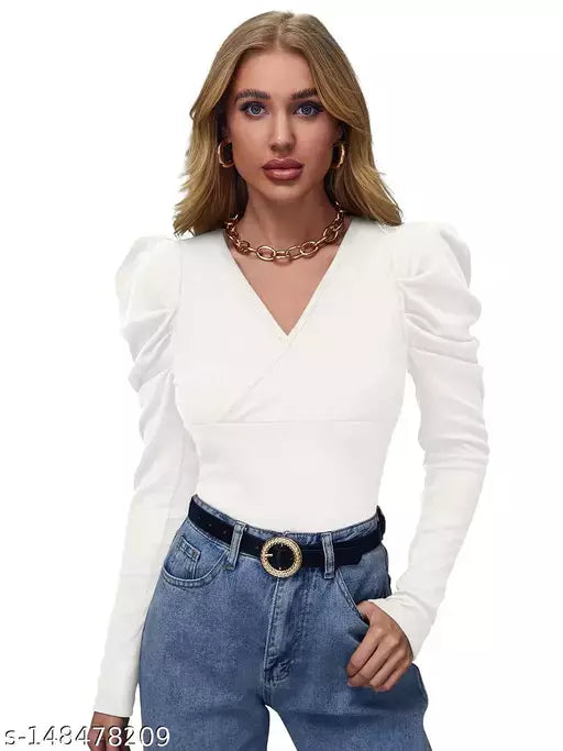 WOMEN'S PUFF SLEEVE TOP