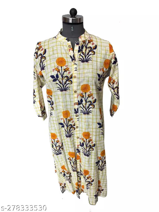 Cotton Stylish Long Kurti for Women