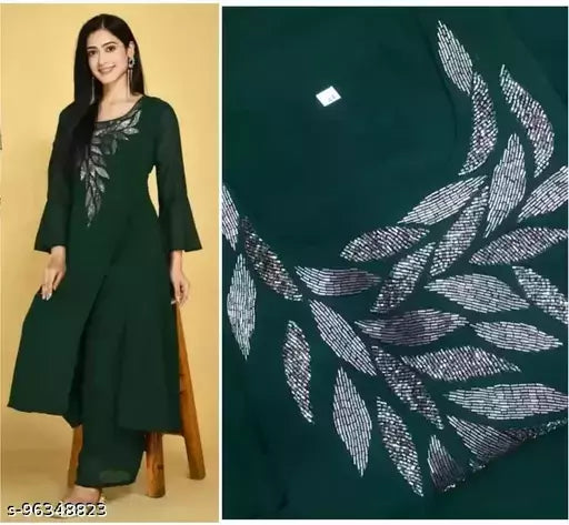 kesari_green_$$  Kurta Sets