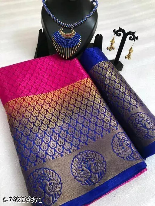 Emboss Silk Saree