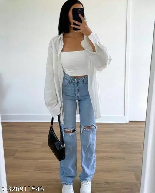 DENIM JEANS FOR WOMEN