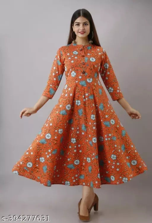 SK Flower Printed Gown 60