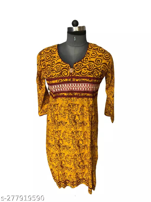 Women Cotton Stylish Kurti