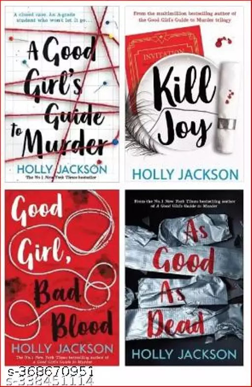 Holly jackson 4 book Good Girl Bad Blood  A Good Girl's Guide to Murder  As good as dead  Kill Joy