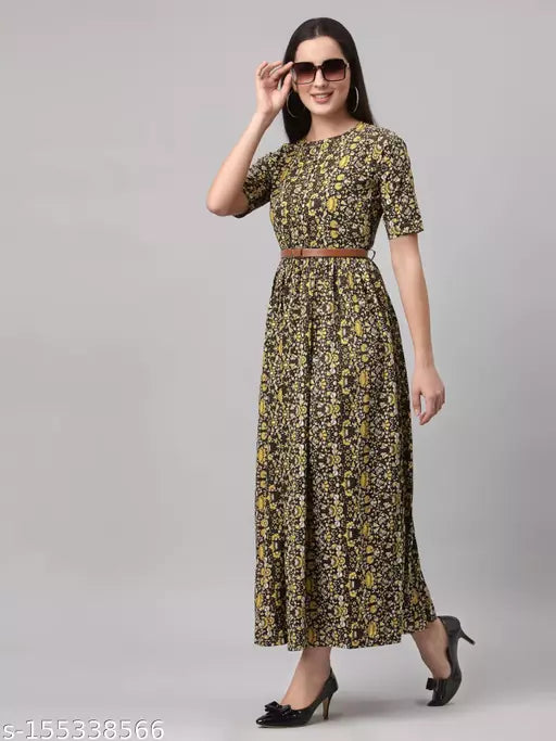 BELT FLORAL PRINT Gowns
