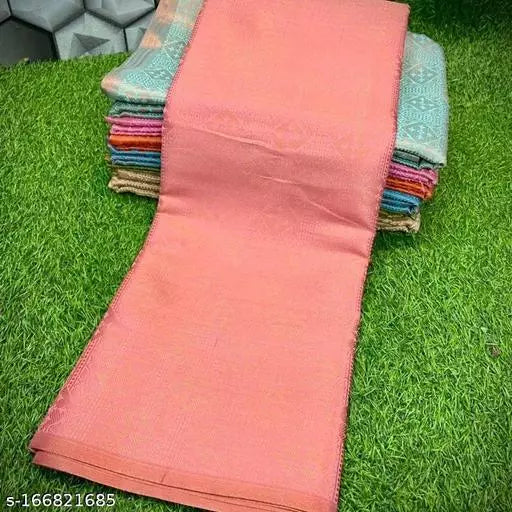 Banarasi Pink Zari Brocade Saree