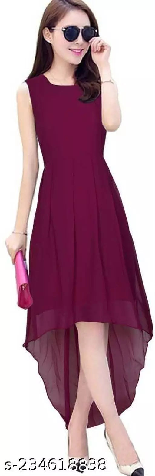 Womens Georgette Western Dress