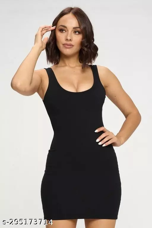 Black dress lycra