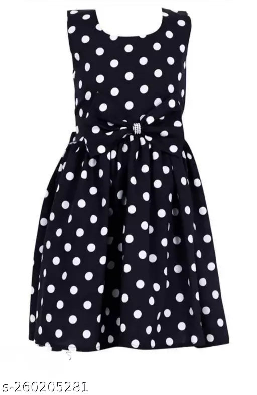 Polka Dot Frock For Girls