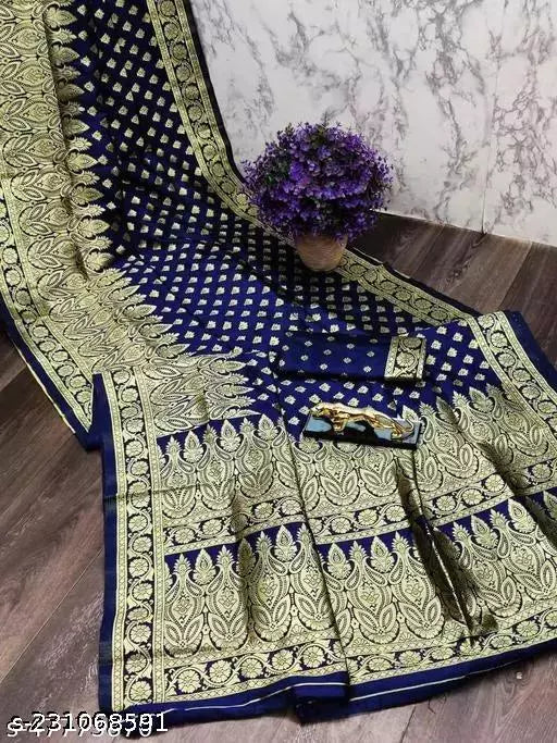 Present the Amazing Stylish Self Design Saree