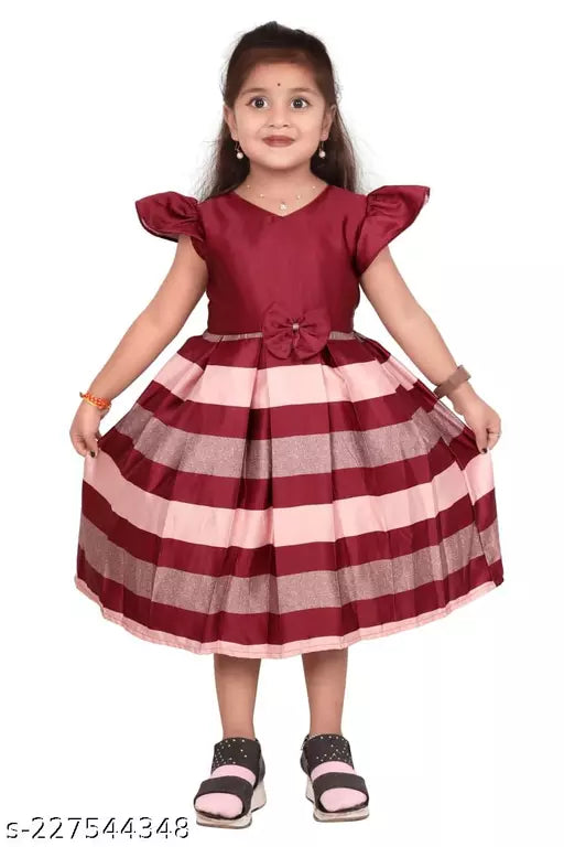 Toddler Girls Belted Dress