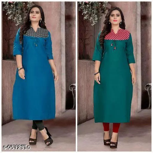 Women's Printed Cotton Kurti