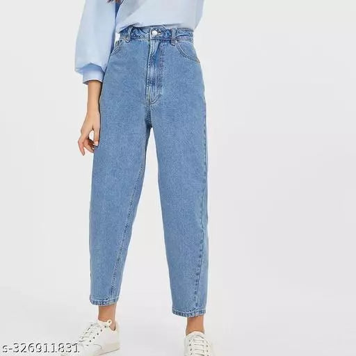 DENIM JEANS FOR WOMEN MOMFIT