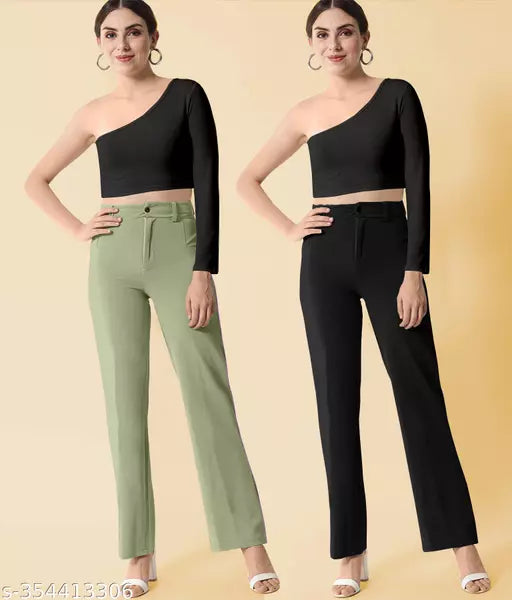 Classic Fashionable Women Women Trousers