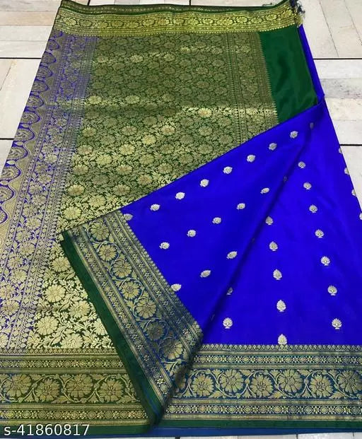 SATIN SILK BUTI SAREE